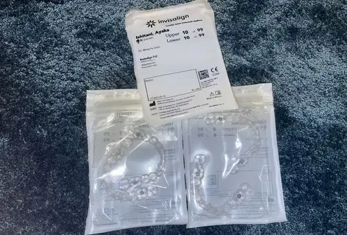 インビザラインのマウスピース画像